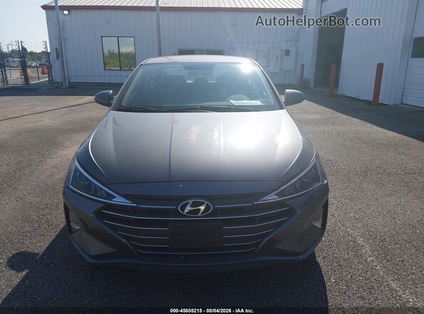 5NPD74LF5KH492938 2019 HYUNDAI ELANTRA Gray ხელსაწყოთა პანელის ხედი