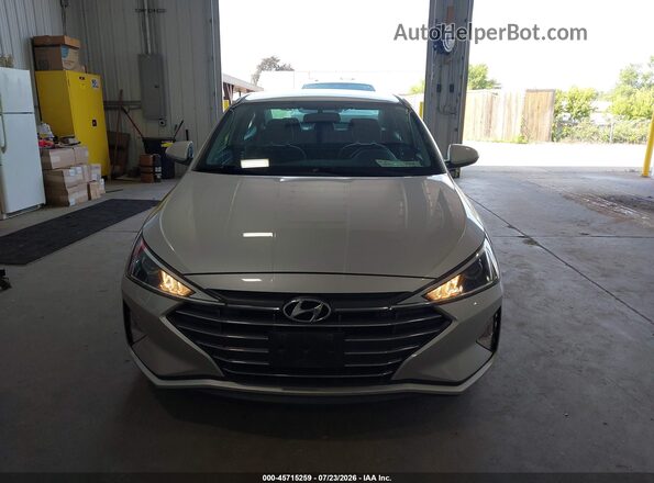 5NPD74LF5KH496634 2019 HYUNDAI ELANTRA Silver Սարքավորումների վահանակի տեսք