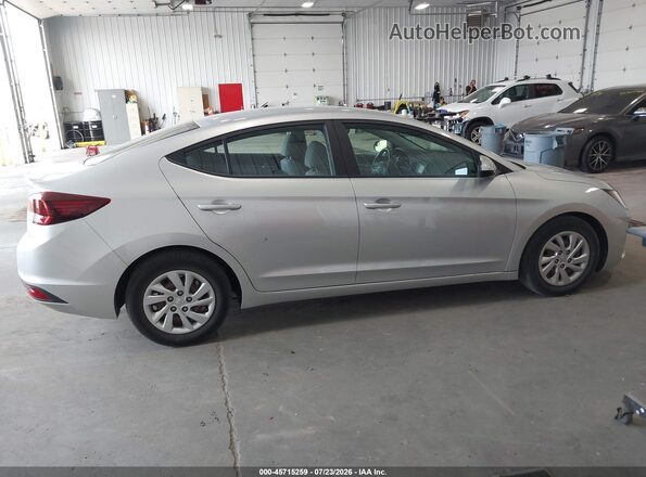 5NPD74LF5KH496634 2019 HYUNDAI ELANTRA Silver Սալոնի հետևի տեսք