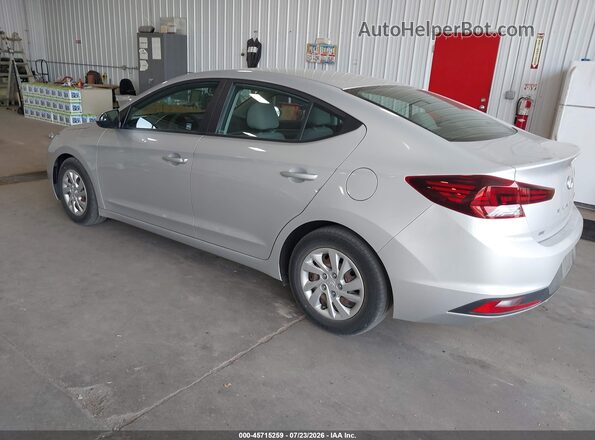 5NPD74LF5KH496634 2019 HYUNDAI ELANTRA Silver Հետևի ձախ