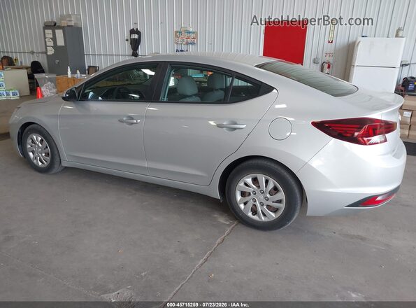 5NPD74LF5KH496634 2019 HYUNDAI ELANTRA Silver Դիմացի տեսք