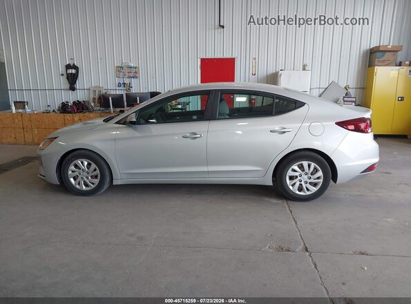 5NPD74LF5KH496634 2019 HYUNDAI ELANTRA Silver Սալոնի 360 աստիճան տեսք