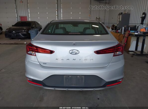 5NPD74LF5KH496634 2019 HYUNDAI ELANTRA Silver 
