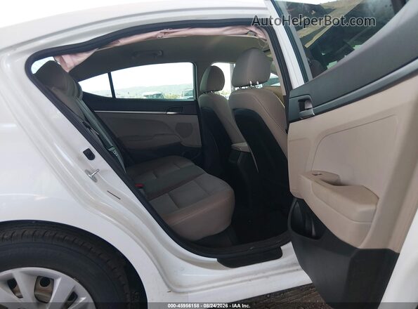 5NPD74LF5LH507603 2020 HYUNDAI ELANTRA White VIN კოდის სტიკერის ხედი