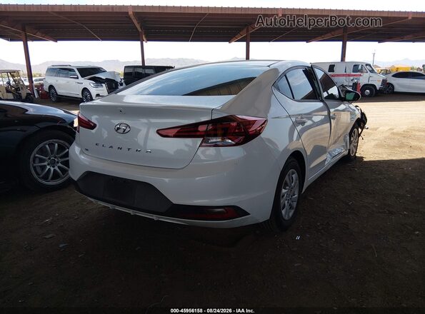 5NPD74LF5LH507603 2020 HYUNDAI ELANTRA White უკანა მარჯვენა