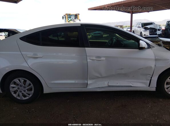 5NPD74LF5LH507603 2020 HYUNDAI ELANTRA White უკანა სალონის ხედი
