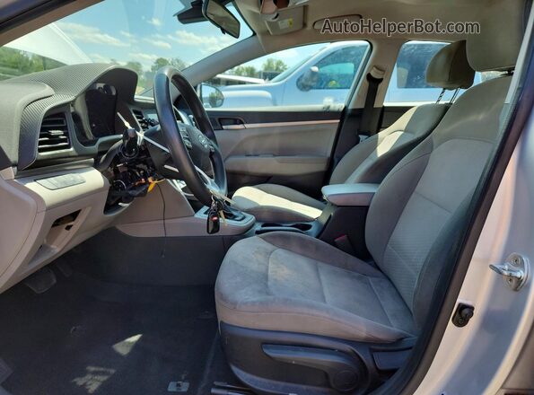 5NPD74LF5LH511375 2020 HYUNDAI ELANTRA Silver წინა სალონის ხედი
