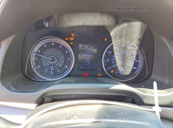 5NPD74LF5LH511375 2020 HYUNDAI ELANTRA Silver ხელსაწყოთა პანელის ხედი