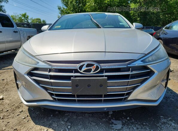 5NPD74LF5LH511375 2020 HYUNDAI ELANTRA Silver წინა ხედი