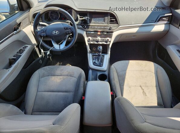 5NPD74LF5LH511375 2020 HYUNDAI ELANTRA Silver წინა პანელის ხედი