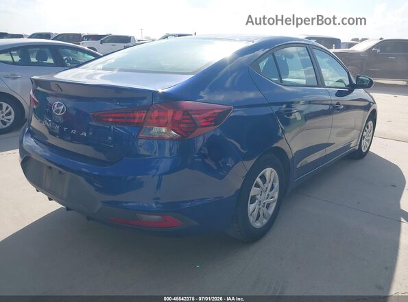 5NPD74LF5LH600525 2020 HYUNDAI ELANTRA Blue Հետևի աջ