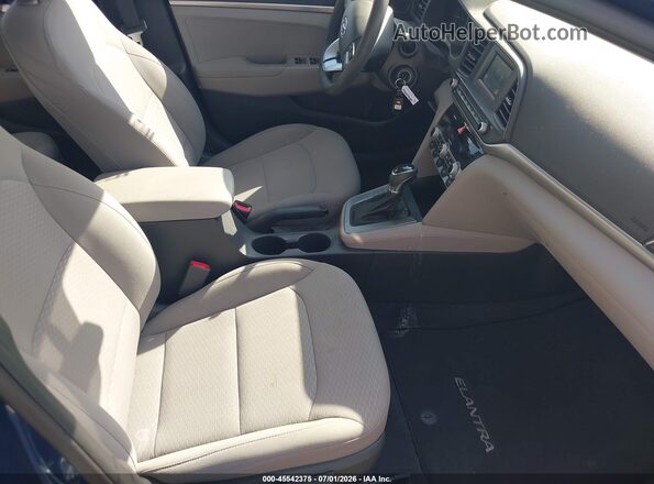 5NPD74LF5LH600525 2020 HYUNDAI ELANTRA Blue Սալոնի դիմացի տեսք