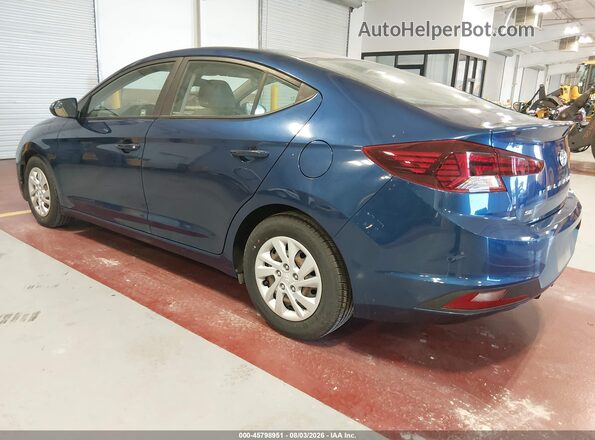 5NPD74LF5LH601318 2020 HYUNDAI ELANTRA Blue Հետևի ձախ