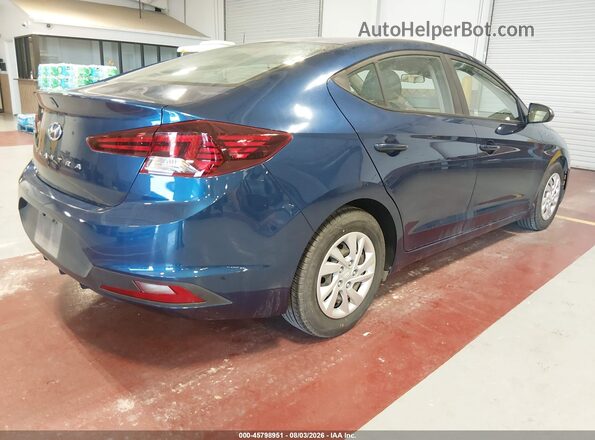 5NPD74LF5LH601318 2020 HYUNDAI ELANTRA Blue Հետևի աջ
