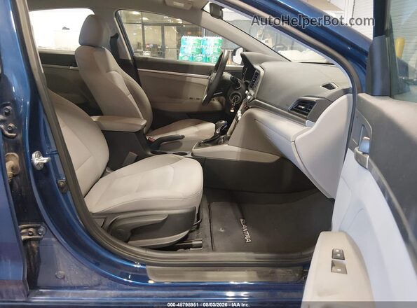 5NPD74LF5LH601318 2020 HYUNDAI ELANTRA Blue Սալոնի դիմացի տեսք
