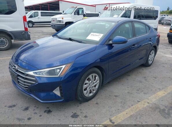5NPD74LF5LH601691 2020 HYUNDAI ELANTRA Синий Передняя левая четверть
