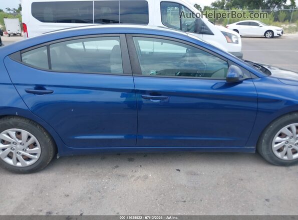 5NPD74LF5LH601691 2020 HYUNDAI ELANTRA Синий Панорамный вид салона 360°