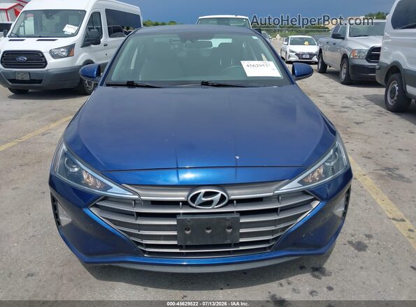 5NPD74LF5LH601691 2020 HYUNDAI ELANTRA Синий Вид спереди