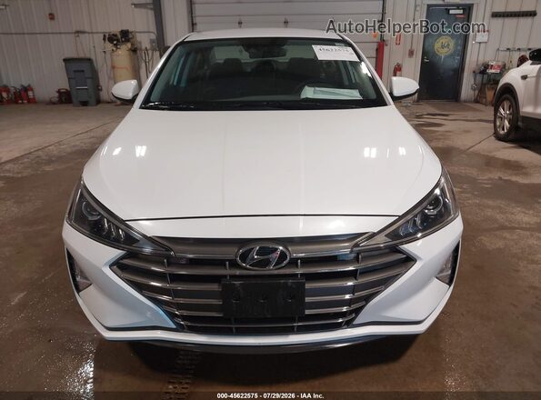 5NPD74LF5LH602033 2020 HYUNDAI ELANTRA White Widok wnętrza z tyłu