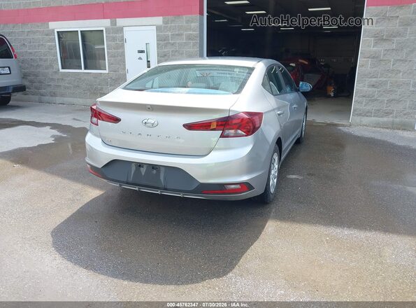 5NPD74LF5LH603568 2020 HYUNDAI ELANTRA Серебряный Задняя правая четверть