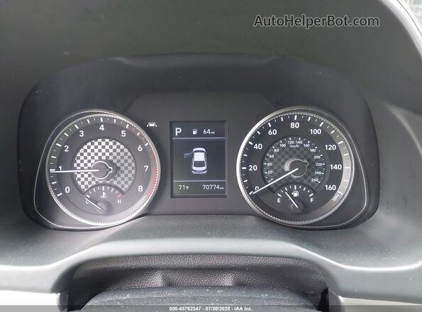 5NPD74LF5LH603568 2020 HYUNDAI ELANTRA Серебряный Вид задних сидений