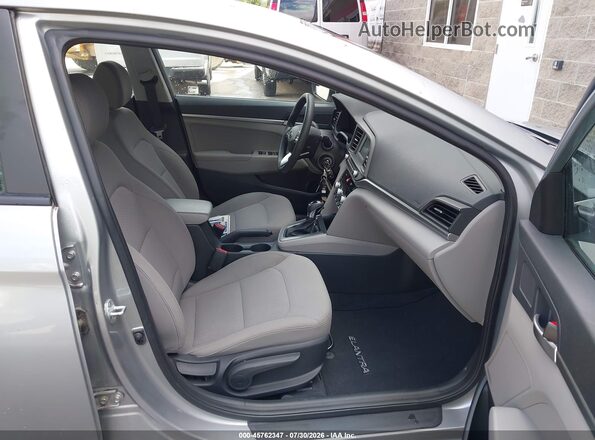 5NPD74LF5LH603568 2020 HYUNDAI ELANTRA Серебряный Вид салона спереди