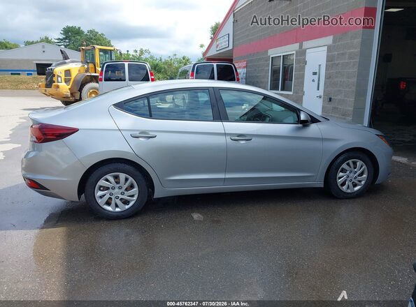 5NPD74LF5LH603568 2020 HYUNDAI ELANTRA Серебряный Вид задней части салона