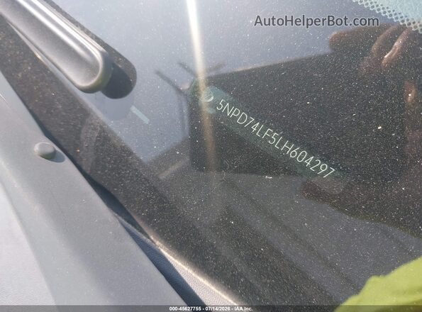 5NPD74LF5LH604297 2020 HYUNDAI ELANTRA Серый Вид подкапотного пространства