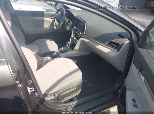 5NPD74LF5LH604297 2020 HYUNDAI ELANTRA Серый Вид салона спереди