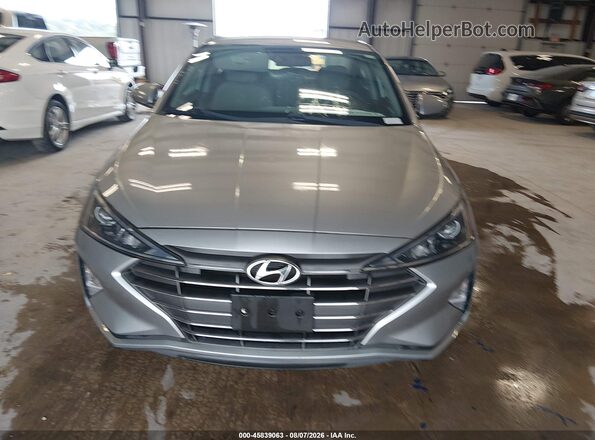 5NPD74LF5LH608883 2020 HYUNDAI ELANTRA Silver ხელსაწყოთა პანელის ხედი