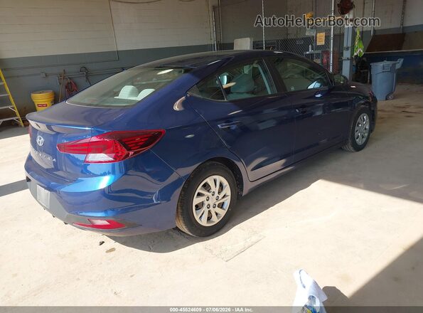 5NPD74LF5LH609788 2020 HYUNDAI ELANTRA Синий Задняя правая четверть