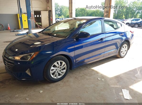 5NPD74LF5LH609788 2020 HYUNDAI ELANTRA Синий Передняя левая четверть