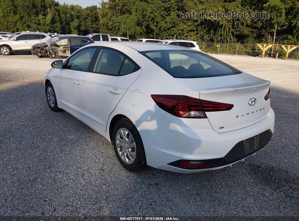5NPD74LF5LH610763 2020 HYUNDAI ELANTRA White Задня ліва чверть