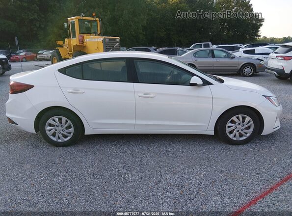 5NPD74LF5LH610763 2020 HYUNDAI ELANTRA White Вид задньої частини салону