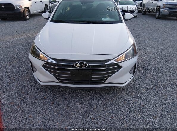 5NPD74LF5LH610763 2020 HYUNDAI ELANTRA White Вид щитка приладів