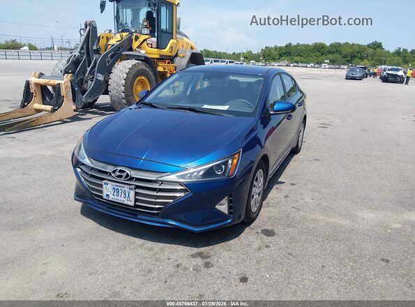 5NPD74LF5LH610925 2020 HYUNDAI ELANTRA Blue Front left