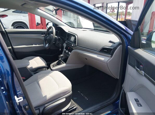5NPD74LF5LH610925 2020 HYUNDAI ELANTRA Blue Front interior view