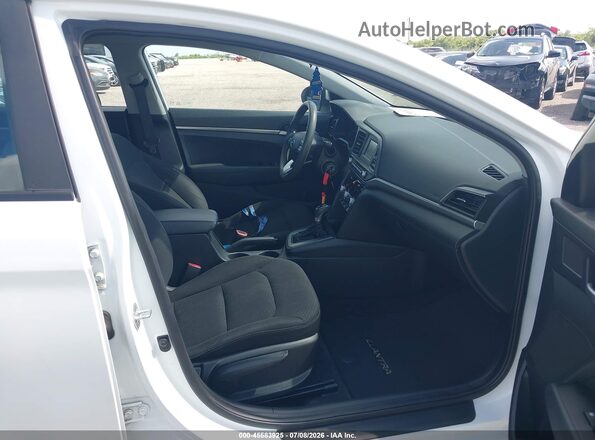5NPD74LF5LH611153 2020 HYUNDAI ELANTRA White Vista interior delantera