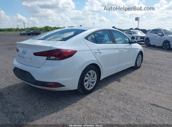 5NPD74LF5LH611153 2020 HYUNDAI ELANTRA White Trasero derecho