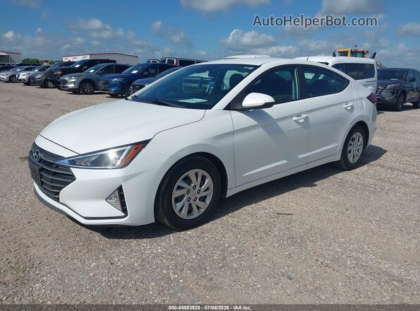 5NPD74LF5LH611153 2020 HYUNDAI ELANTRA White Vista tres cuartos delantera izquierda