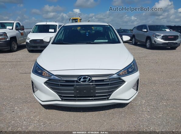 5NPD74LF5LH611153 2020 HYUNDAI ELANTRA White Vista del cuadro de instrumentos