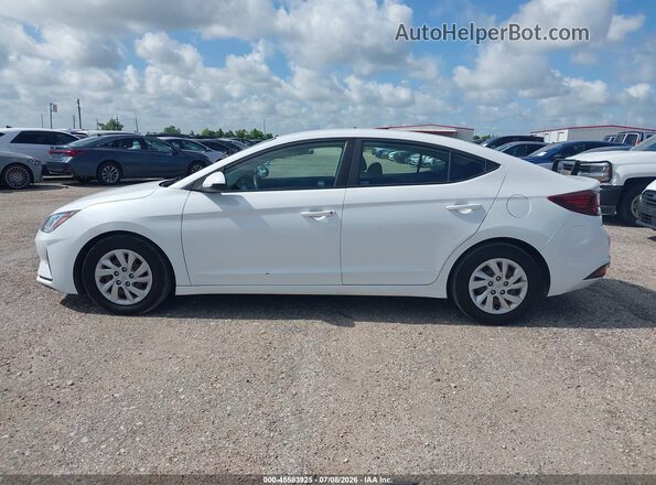 5NPD74LF5LH611153 2020 HYUNDAI ELANTRA White Vista interior de 360 grados