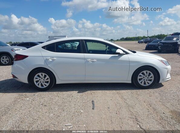 5NPD74LF5LH611153 2020 HYUNDAI ELANTRA White Vista interior trasera
