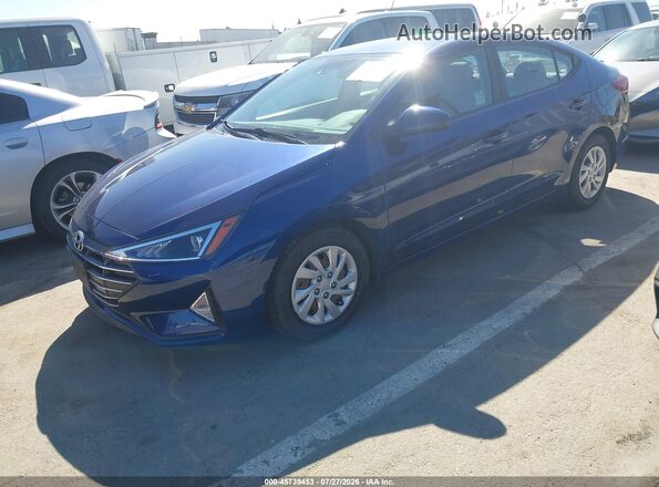 5NPD74LF5LH612674 2020 HYUNDAI ELANTRA Blue Front left
