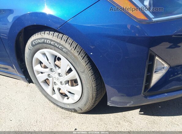 5NPD74LF5LH612674 2020 HYUNDAI ELANTRA Blue Front view