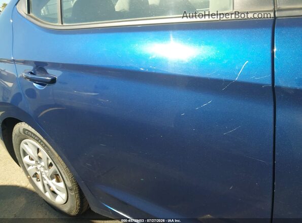 5NPD74LF5LH612674 2020 HYUNDAI ELANTRA Blue Rear interior view