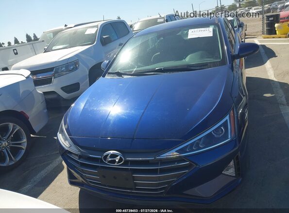 5NPD74LF5LH612674 2020 HYUNDAI ELANTRA Blue 360 interior view