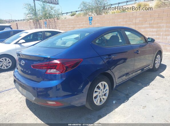5NPD74LF5LH612979 2020 HYUNDAI ELANTRA Blue უკანა მარჯვენა