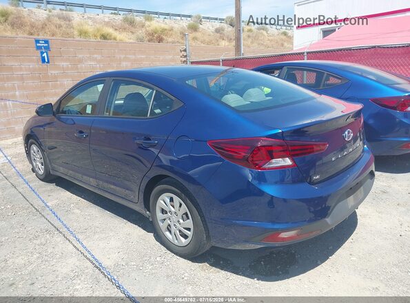 5NPD74LF5LH612979 2020 HYUNDAI ELANTRA Blue უკანა მარცხენა