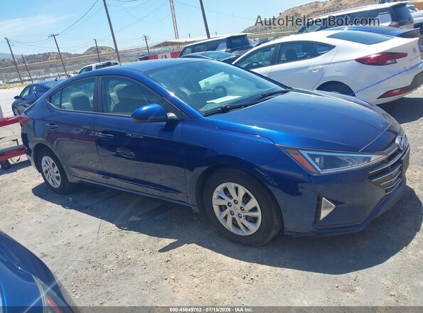 5NPD74LF5LH612979 2020 HYUNDAI ELANTRA Blue უკანა სალონის ხედი